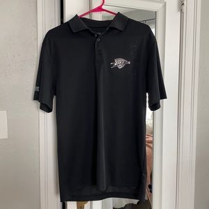 Men’s Small Oklahoma City OKC Thunder Polo Black